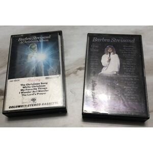 2 Barbara Streisand‎ Cassettes , A Christmas Album And One Voice